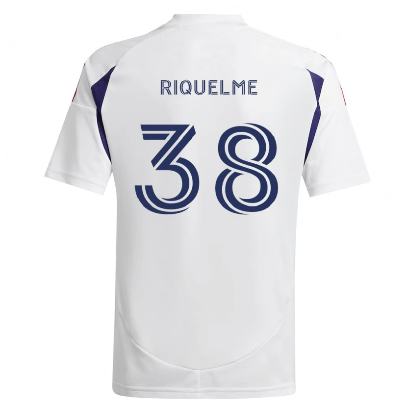 Danxen Hombre Camiseta Antonio Riquelme #38 Azul Real Rojo Marrón 2ª Equipación 2026/27 La Camisa México