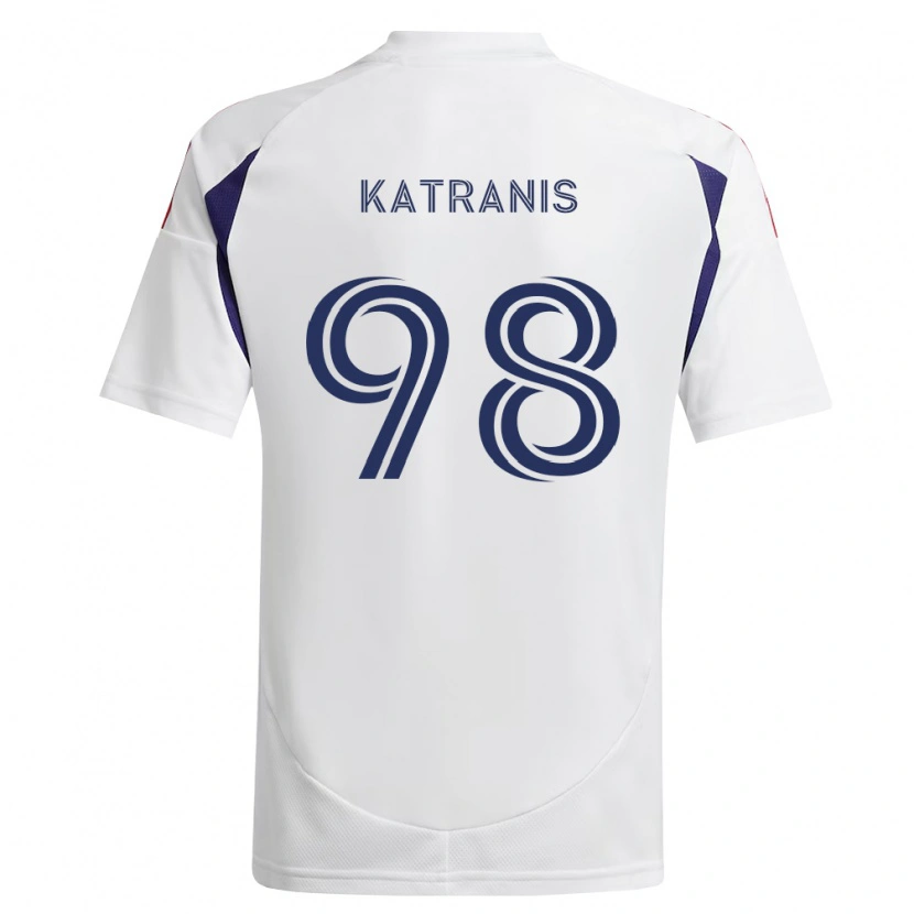 Danxen Hombre Camiseta Alexandros Katranis #98 Azul Real Rojo Marrón 2ª Equipación 2026/27 La Camisa México