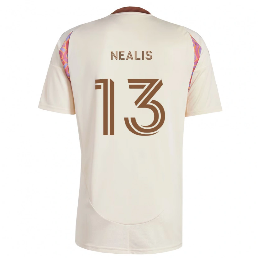 Danxen Hombre Camiseta Sean Nealis #13 Rosa Blanco Roto 2ª Equipación 2026/27 La Camisa México