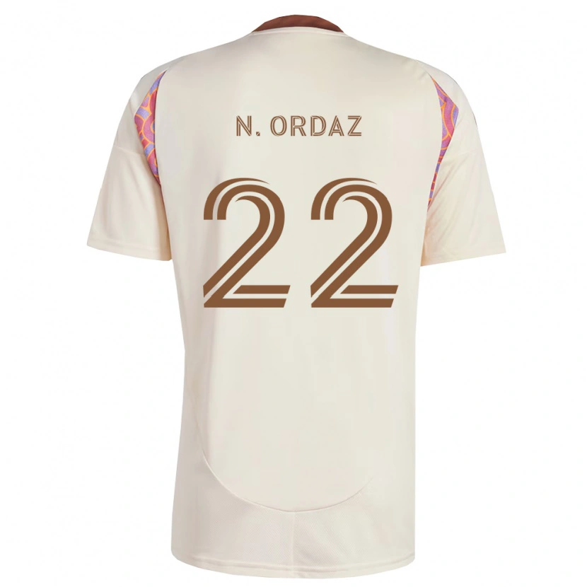 Danxen Hombre Camiseta Nathan Ordaz #22 Rosa Blanco Roto 2ª Equipación 2026/27 La Camisa México