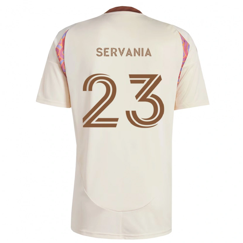 Danxen Hombre Camiseta Brandon Servania #23 Rosa Blanco Roto 2ª Equipación 2026/27 La Camisa México