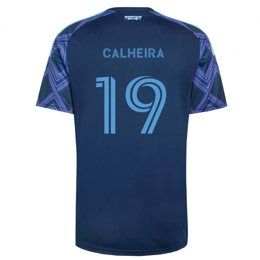 Danxen Hombre Camiseta Taylor Calheira #19 Azul Real Morado 2ª Equipación 2026/27 La Camisa México