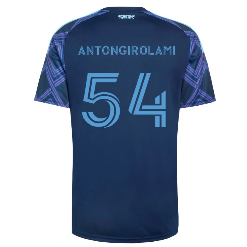 Danxen Hombre Camiseta Luca Antongirolami #54 Azul Real Morado 2ª Equipación 2026/27 La Camisa México