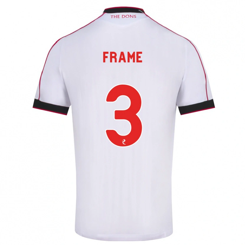 Danxen Hombre Camiseta Mitchel Frame #3 Negro Rojo Blanco 2ª Equipación 2026/27 La Camisa México