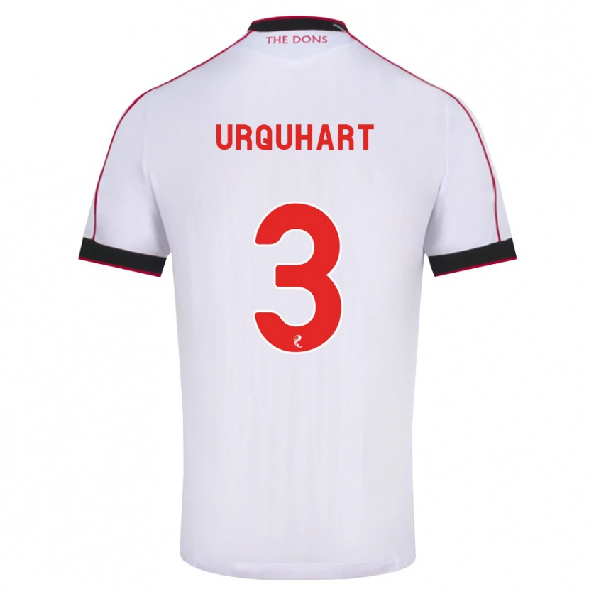 Danxen Hombre Camiseta Millie Urquhart #3 Negro Rojo Blanco 2ª Equipación 2026/27 La Camisa México