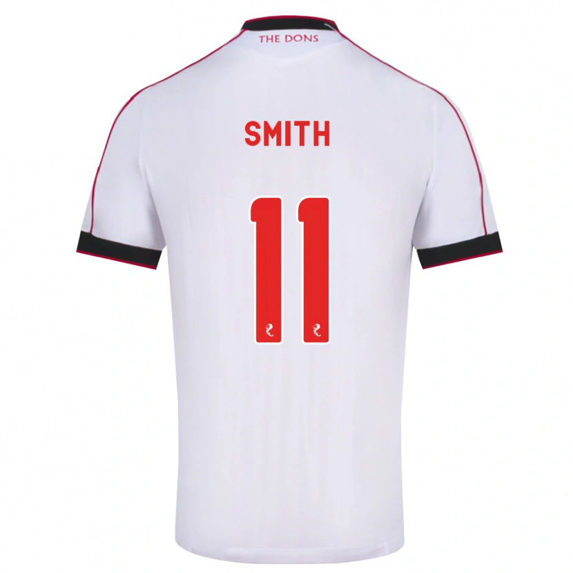 Danxen Hombre Camiseta Lewis Smith #11 Negro Rojo Blanco 2ª Equipación 2026/27 La Camisa México