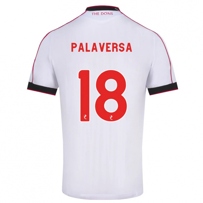 Danxen Hombre Camiseta Ante Palaversa #18 Negro Rojo Blanco 2ª Equipación 2026/27 La Camisa México
