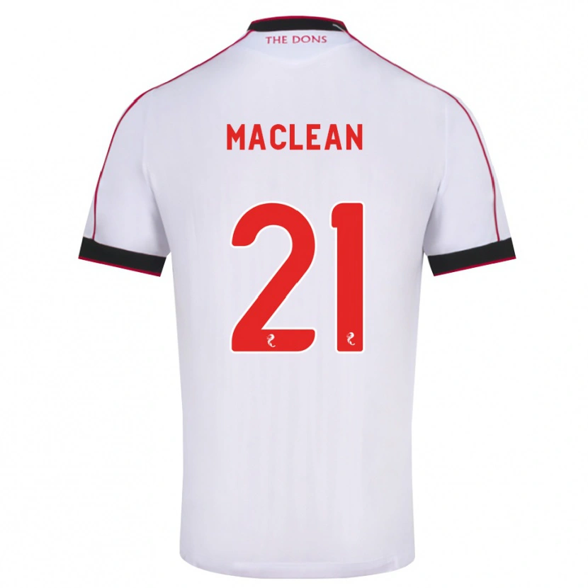 Danxen Hombre Camiseta Miriam Maclean #21 Negro Rojo Blanco 2ª Equipación 2026/27 La Camisa México