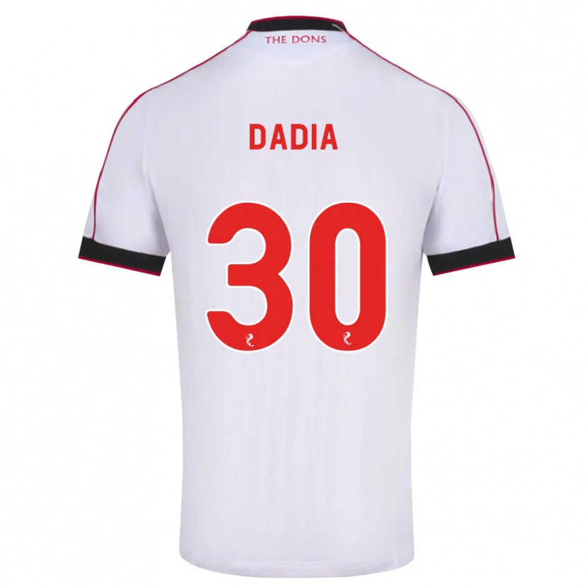 Danxen Hombre Camiseta Or Dadia #30 Negro Rojo Blanco 2ª Equipación 2026/27 La Camisa México