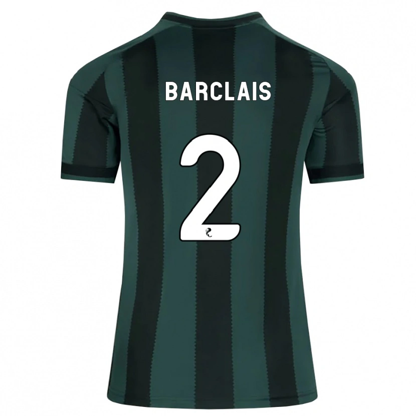 Danxen Hombre Camiseta Celya Barclais #2 Gris Pizarra Oscuro Negro 2ª Equipación 2026/27 La Camisa México