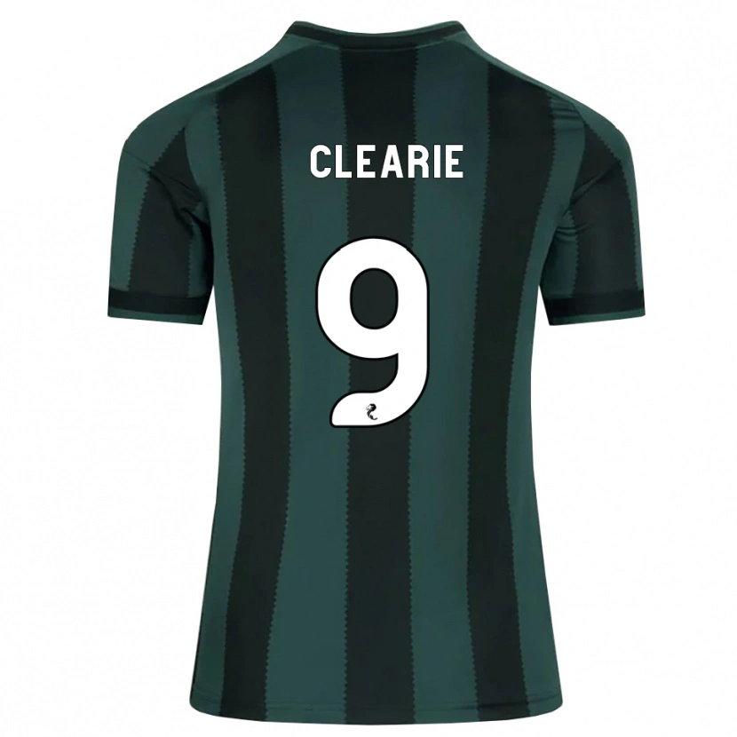 Danxen Hombre Camiseta Lucas Clearie #9 Gris Pizarra Oscuro Negro 2ª Equipación 2026/27 La Camisa México