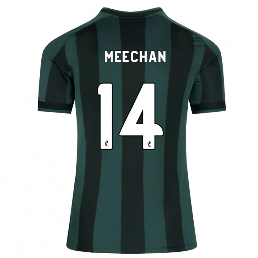 Danxen Hombre Camiseta Nathan Meechan #14 Gris Pizarra Oscuro Negro 2ª Equipación 2026/27 La Camisa México