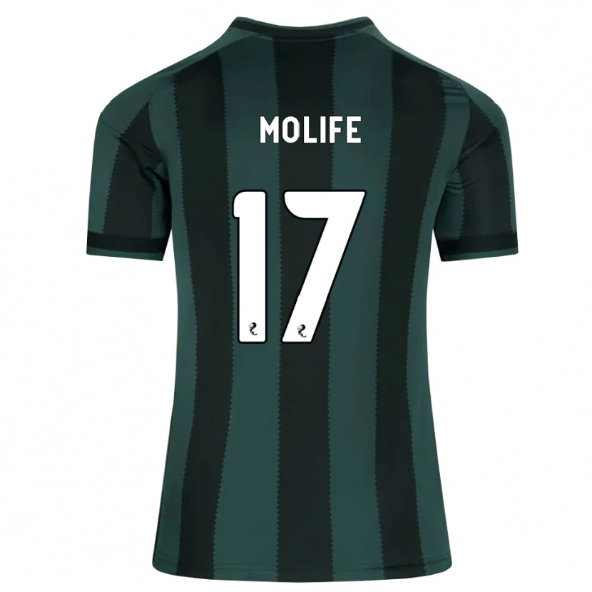 Danxen Hombre Camiseta Ezekiel Molife #17 Gris Pizarra Oscuro Negro 2ª Equipación 2026/27 La Camisa México