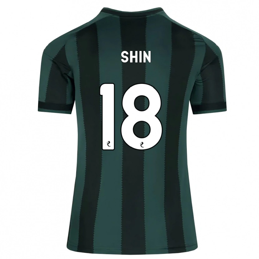 Danxen Hombre Camiseta Shin Yamada #18 Gris Pizarra Oscuro Negro 2ª Equipación 2026/27 La Camisa México
