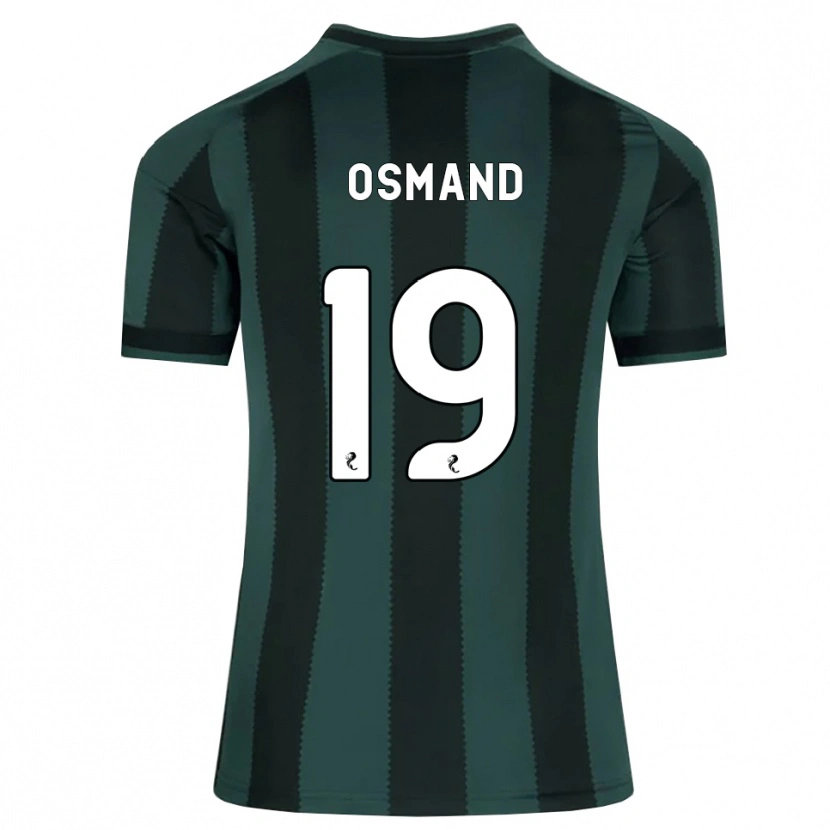 Danxen Hombre Camiseta Callum Osmand #19 Gris Pizarra Oscuro Negro 2ª Equipación 2026/27 La Camisa México