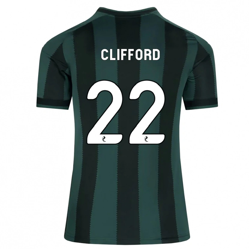 Danxen Hombre Camiseta Lucy Ashworth-Clifford #22 Gris Pizarra Oscuro Negro 2ª Equipación 2026/27 La Camisa México