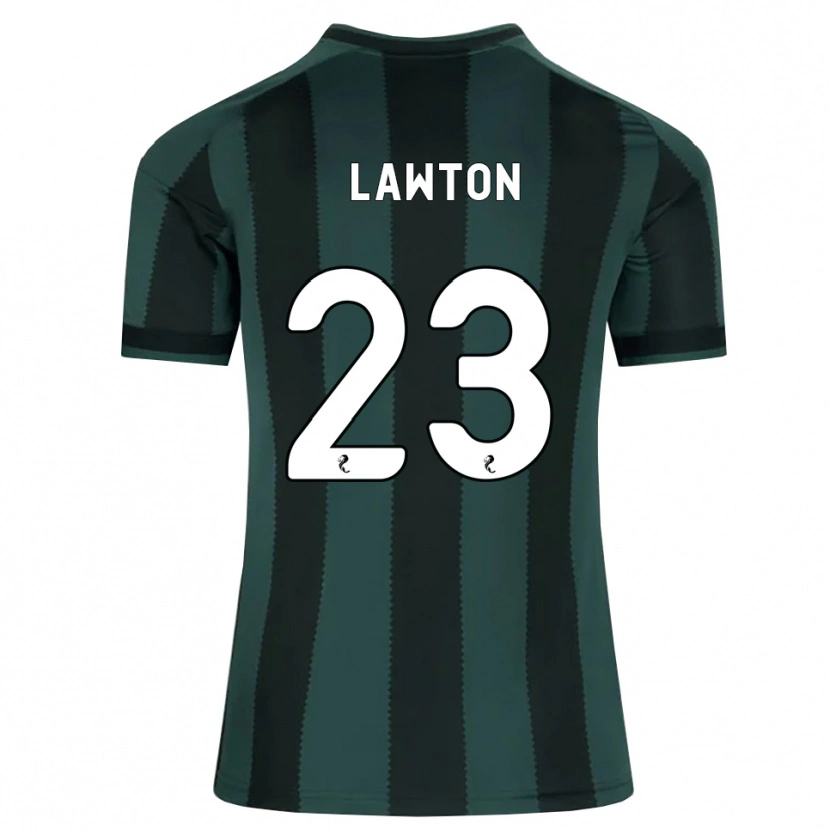 Danxen Hombre Camiseta Emma Lawton #23 Gris Pizarra Oscuro Negro 2ª Equipación 2026/27 La Camisa México