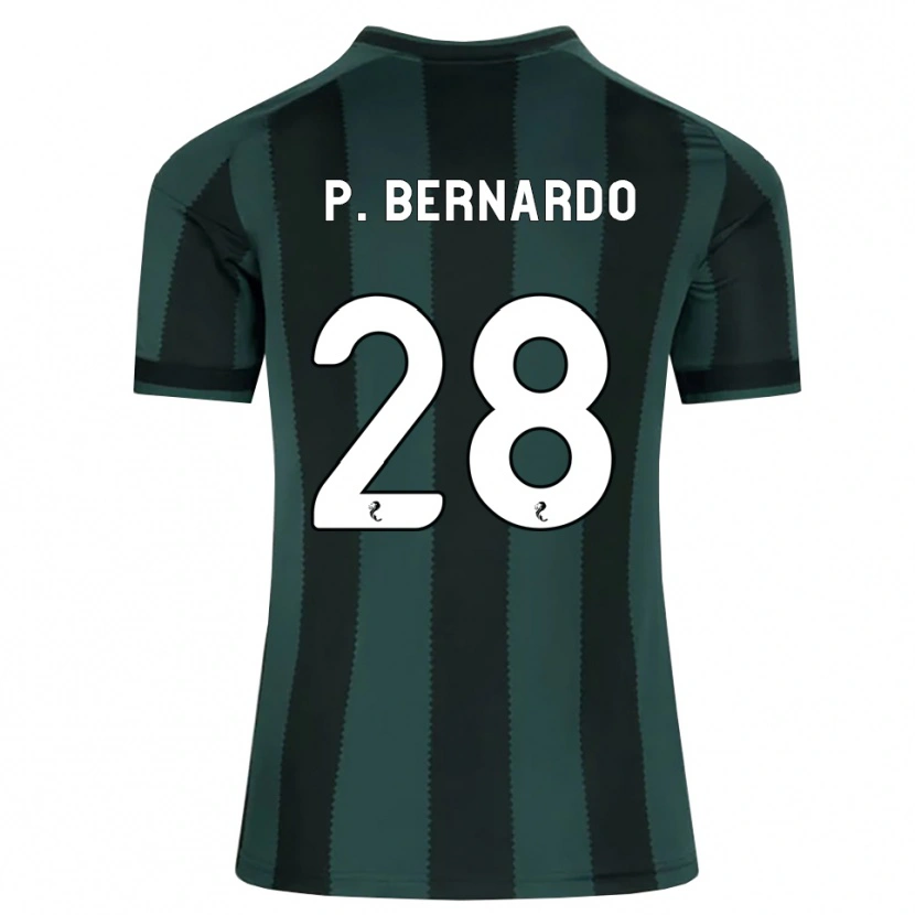 Danxen Hombre Camiseta Paulo Bernardo #28 Gris Pizarra Oscuro Negro 2ª Equipación 2026/27 La Camisa México