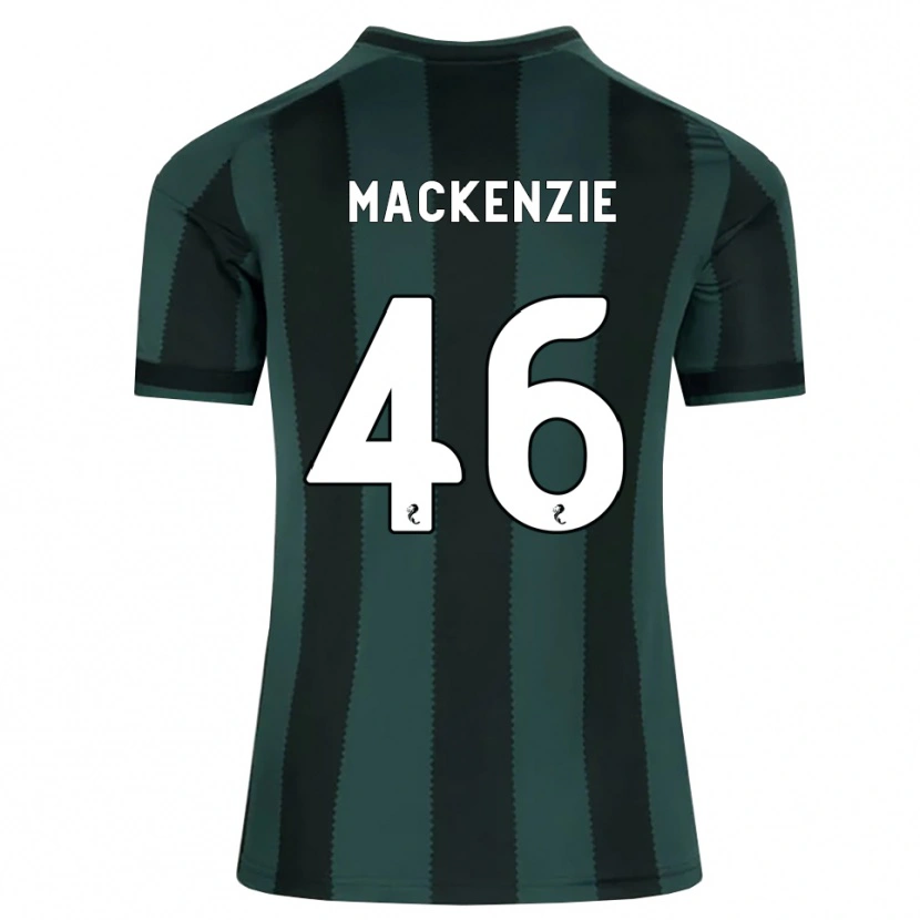 Danxen Hombre Camiseta Magnus Mackenzie #46 Gris Pizarra Oscuro Negro 2ª Equipación 2026/27 La Camisa México