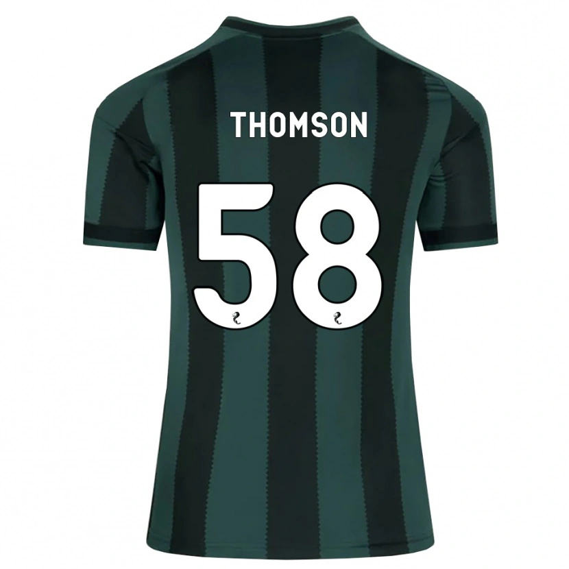 Danxen Hombre Camiseta Corey Thomson #58 Gris Pizarra Oscuro Negro 2ª Equipación 2026/27 La Camisa México
