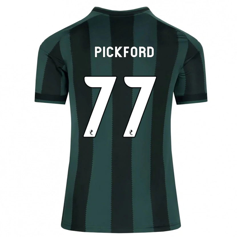 Danxen Hombre Camiseta Tom Pickford #77 Gris Pizarra Oscuro Negro 2ª Equipación 2026/27 La Camisa México
