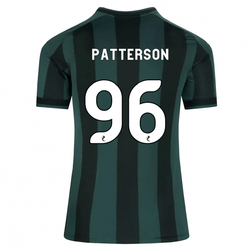 Danxen Hombre Camiseta Cameron Patterson #96 Gris Pizarra Oscuro Negro 2ª Equipación 2026/27 La Camisa México