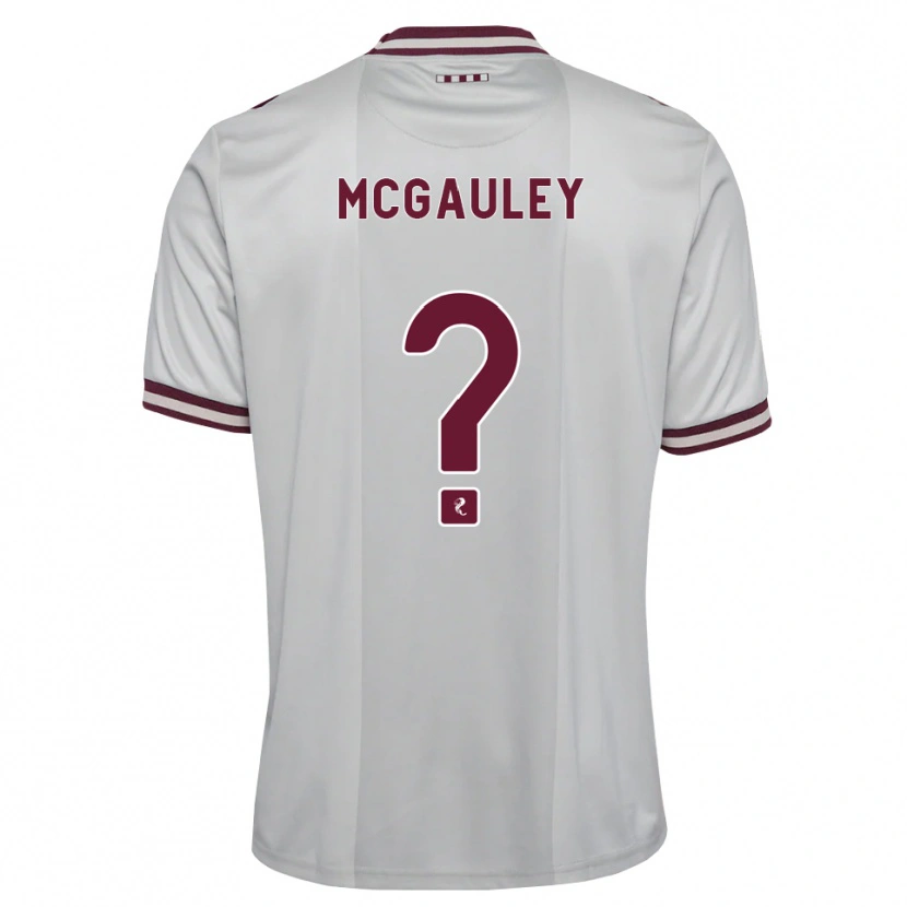 Danxen Hombre Camiseta Carson Mcgauley #0 Blanco Borgoña 2ª Equipación 2026/27 La Camisa México
