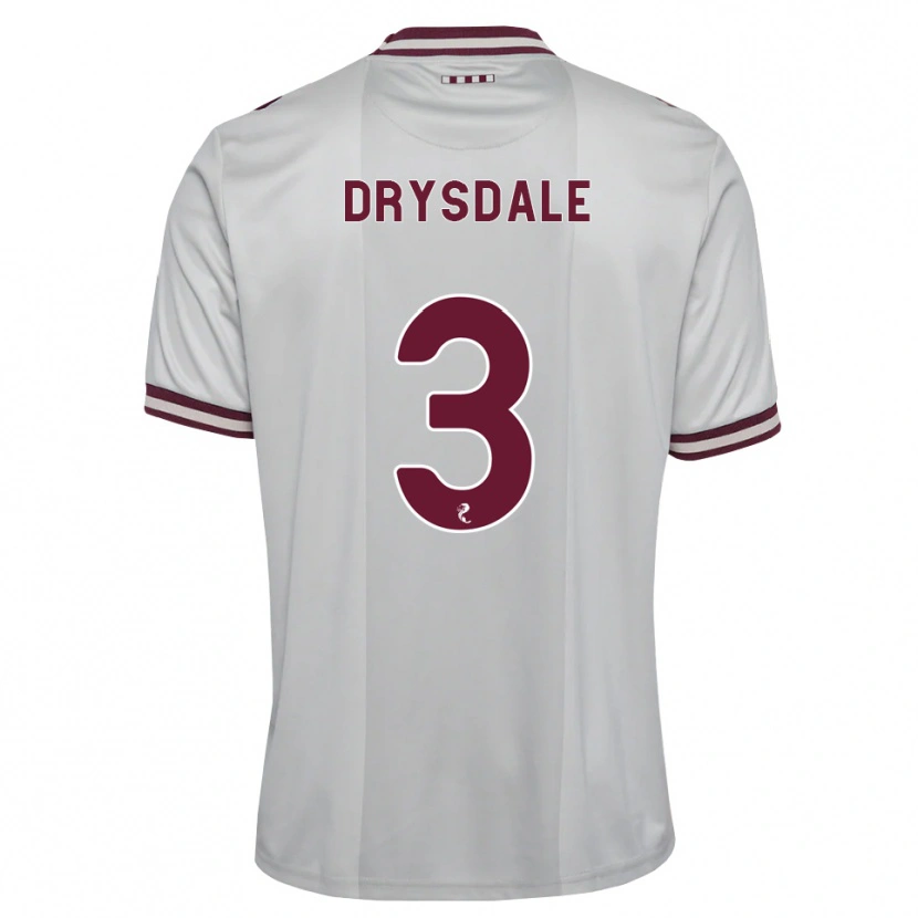 Danxen Hombre Camiseta Ethan Drysdale #3 Blanco Borgoña 2ª Equipación 2026/27 La Camisa México