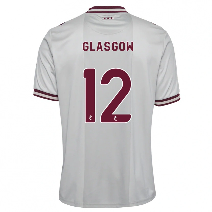 Danxen Hombre Camiseta Euan Glasgow #12 Blanco Borgoña 2ª Equipación 2026/27 La Camisa México