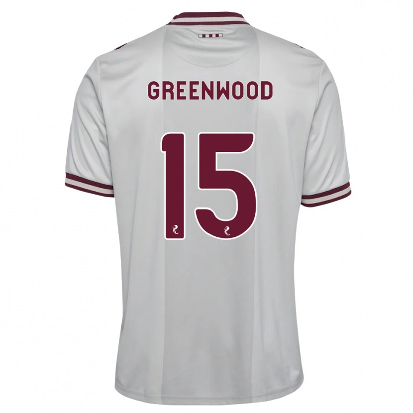 Danxen Hombre Camiseta Brodie Greenwood #15 Blanco Borgoña 2ª Equipación 2026/27 La Camisa México