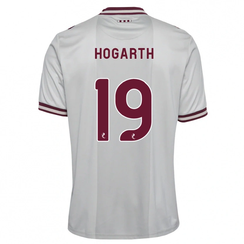 Danxen Hombre Camiseta Taylor Hogarth #19 Blanco Borgoña 2ª Equipación 2026/27 La Camisa México