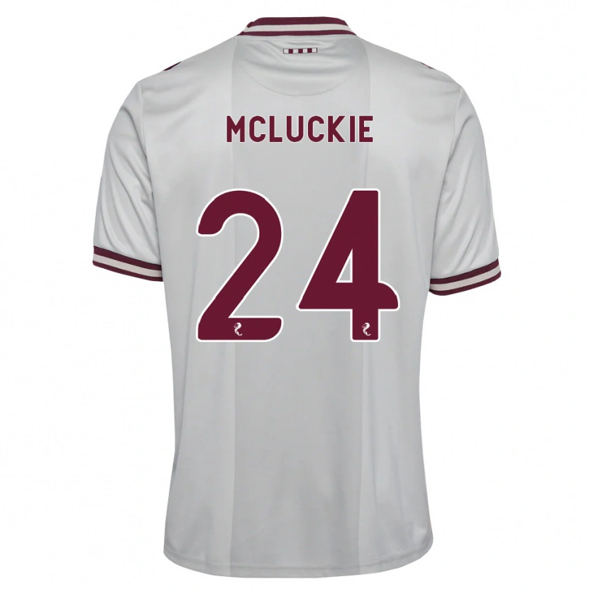 Danxen Hombre Camiseta Bobby Mcluckie #24 Blanco Borgoña 2ª Equipación 2026/27 La Camisa México