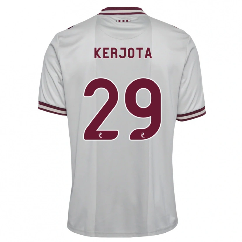 Danxen Hombre Camiseta Sabah Kerjota #29 Blanco Borgoña 2ª Equipación 2026/27 La Camisa México