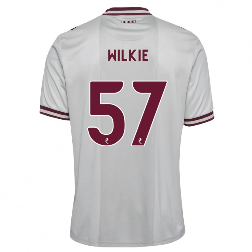 Danxen Hombre Camiseta Coupar Wilkie #57 Blanco Borgoña 2ª Equipación 2026/27 La Camisa México