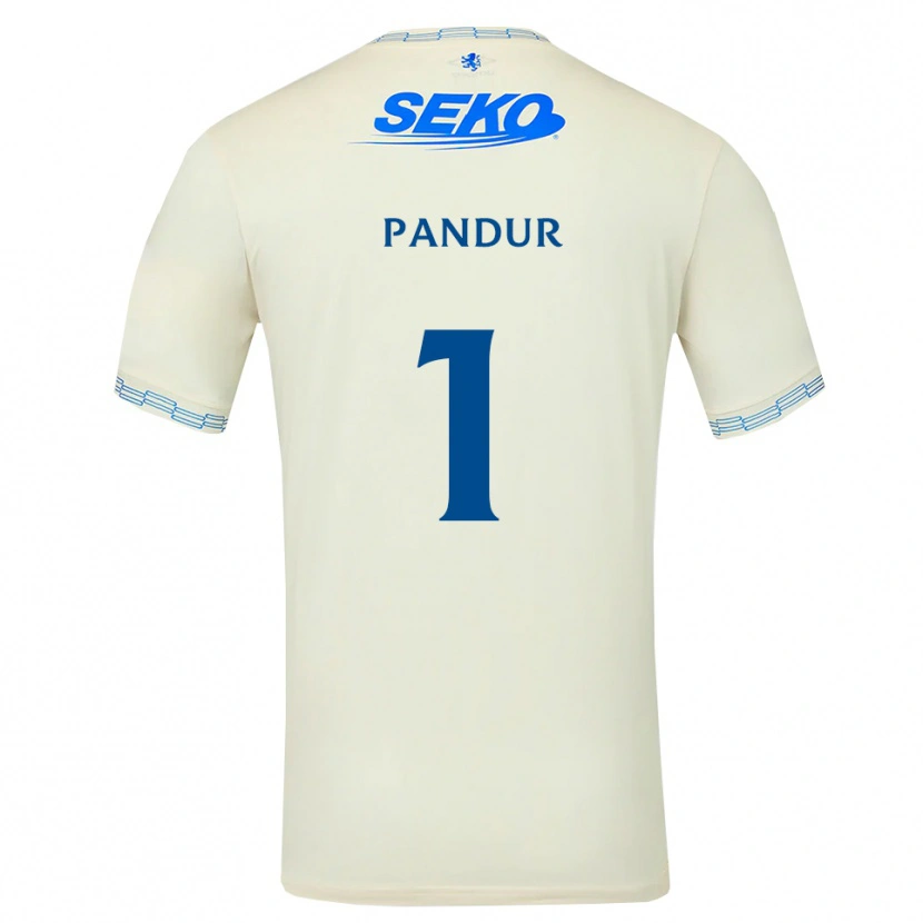 Danxen Hombre Camiseta Ivor Pandur #1 Azul Cielo Profundo Blanco 2ª Equipación 2026/27 La Camisa México