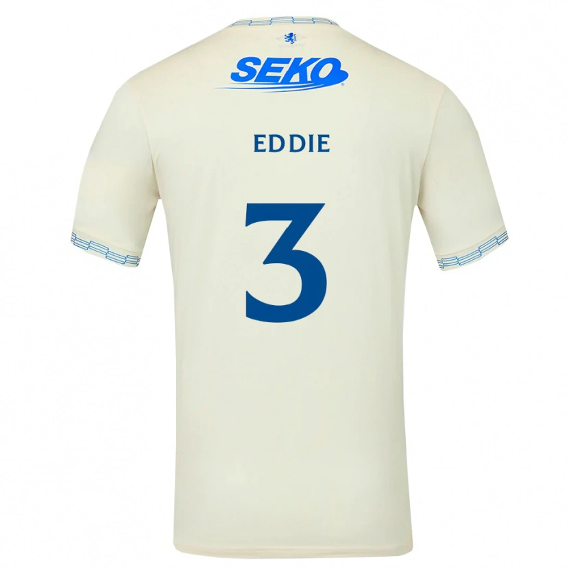 Danxen Hombre Camiseta Leah Eddie #3 Azul Cielo Profundo Blanco 2ª Equipación 2026/27 La Camisa México