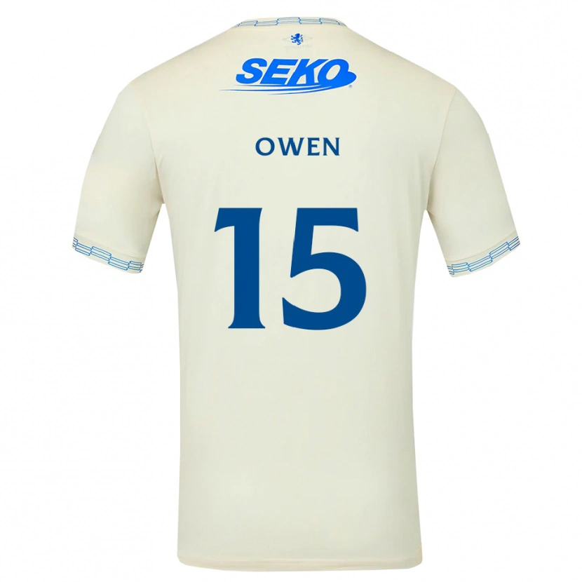 Danxen Hombre Camiseta Conor Owen #15 Azul Cielo Profundo Blanco 2ª Equipación 2026/27 La Camisa México