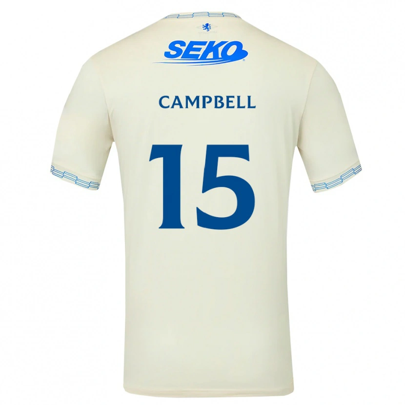 Danxen Hombre Camiseta Connor Campbell #15 Azul Cielo Profundo Blanco 2ª Equipación 2026/27 La Camisa México