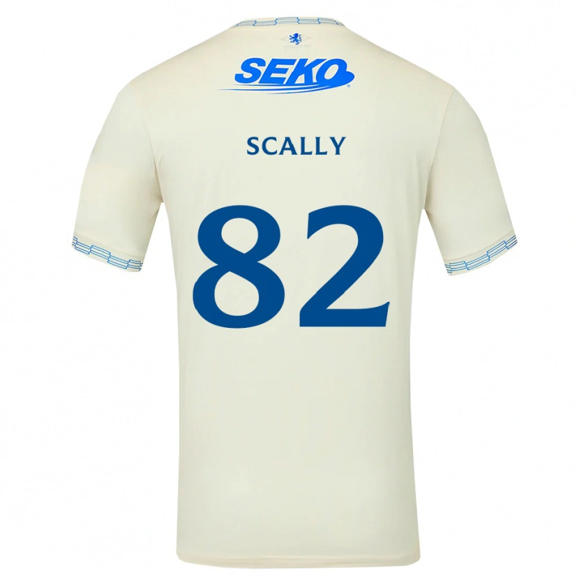 Danxen Hombre Camiseta Ashton Scally #82 Azul Cielo Profundo Blanco 2ª Equipación 2026/27 La Camisa México