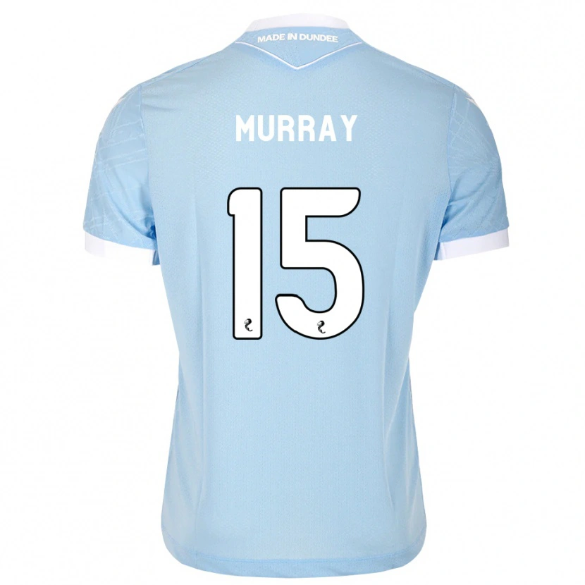 Danxen Hombre Camiseta Simon Murray #15 Azul Cielo Claro Blanco 2ª Equipación 2026/27 La Camisa México