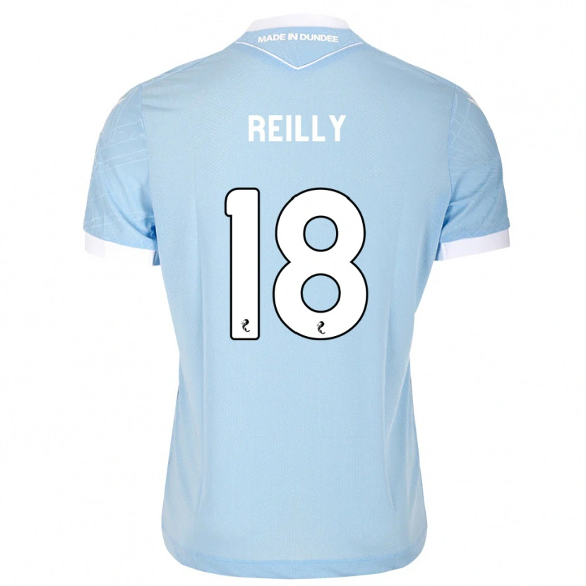 Danxen Hombre Camiseta Charlie Reilly #18 Azul Cielo Claro Blanco 2ª Equipación 2026/27 La Camisa México