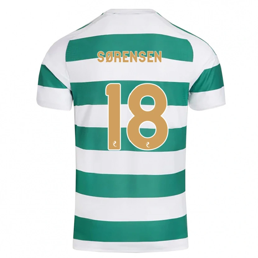 Danxen Hombre Camiseta Oliver Sørensen #18 Cian Oscuro Blanco 1ª Equipación 2026/27 La Camisa México