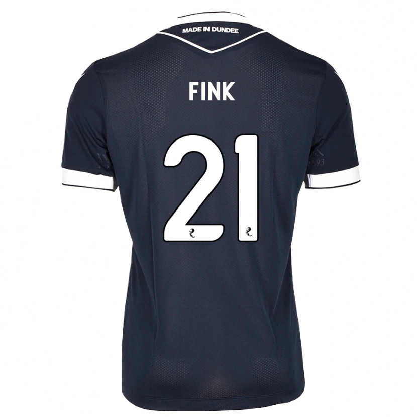 Danxen Hombre Camiseta Bradley Fink #21 Azul Medianoche Blanco 1ª Equipación 2026/27 La Camisa México
