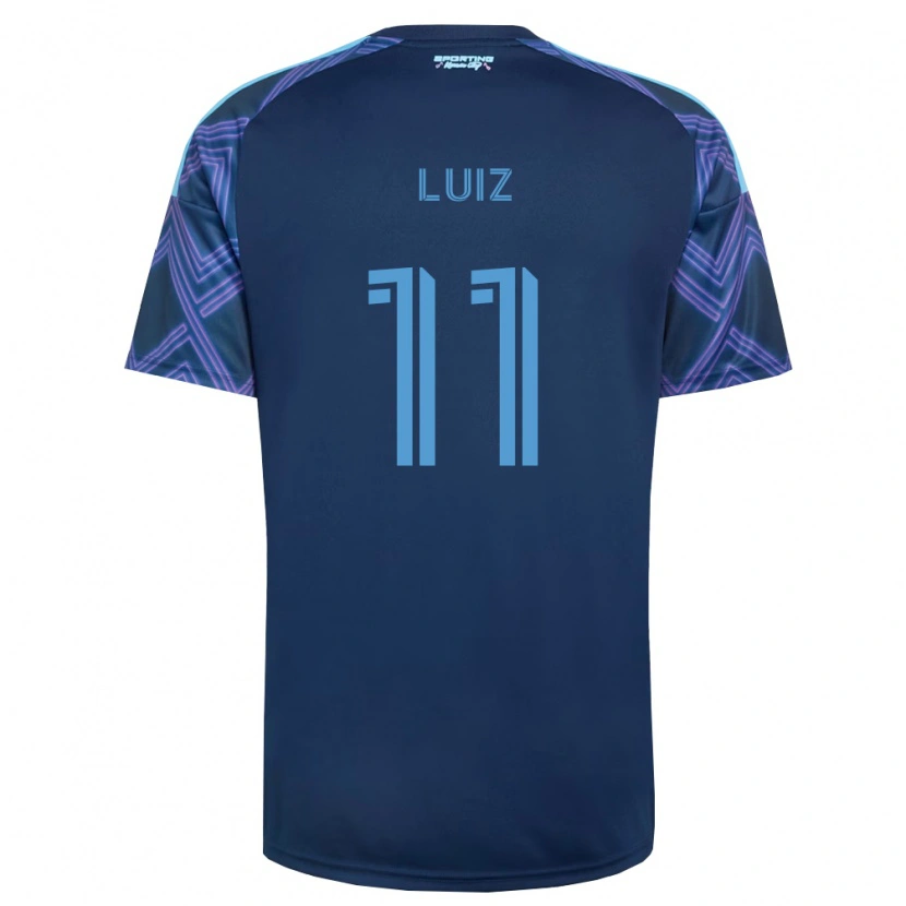 Danxen Hombre Camiseta André Luiz #11 Azul Real Morado 2ª Equipación 2026/27 La Camisa México