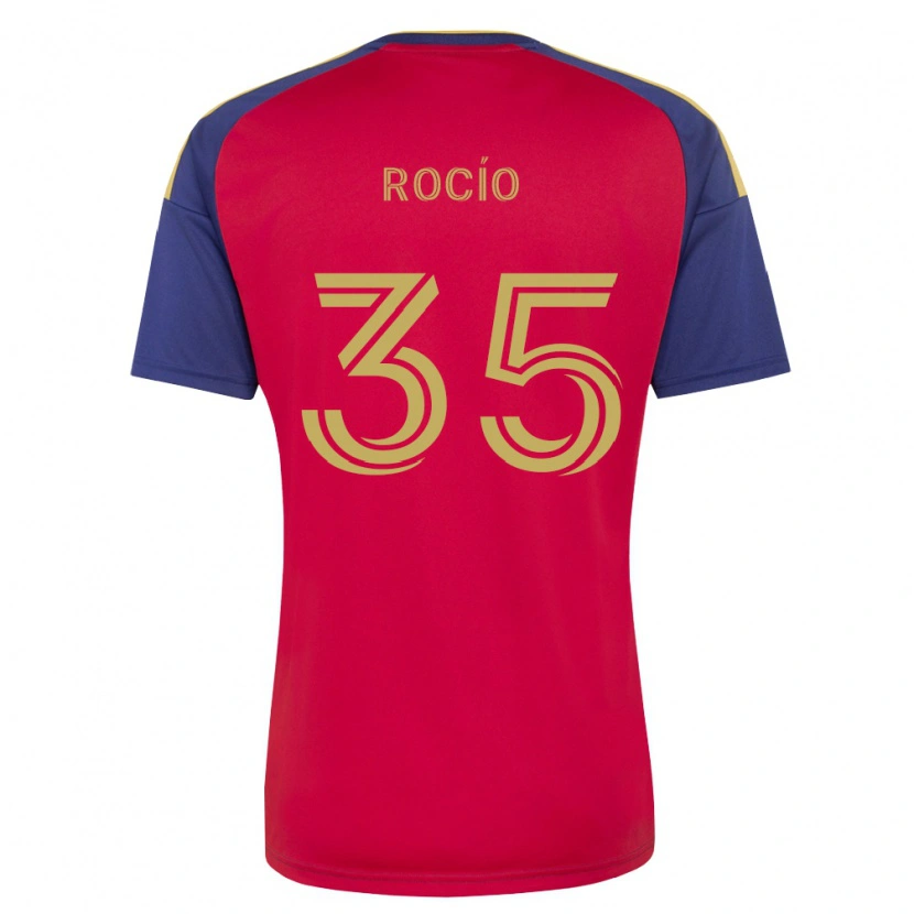 Danxen Mujer Camiseta Diego Rocío #35 Azul Real Marrón Rojo 1ª Equipación 2026/27 La Camisa México