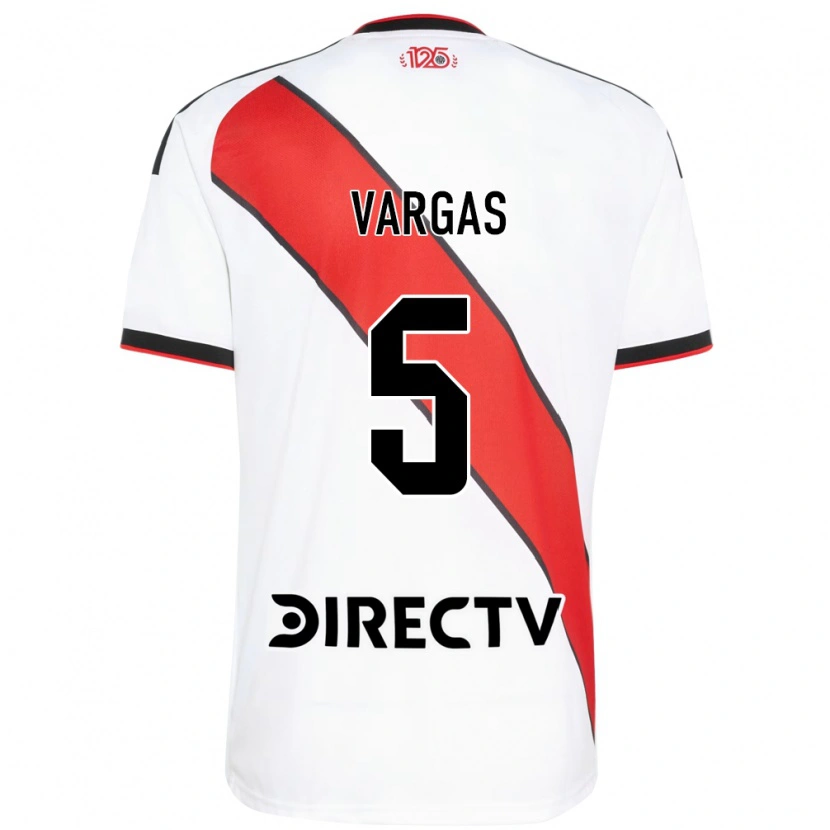 Danxen Mujer Camiseta Agustina Vargas #5 Rojo Blanco Negro 1ª Equipación 2026/27 La Camisa México