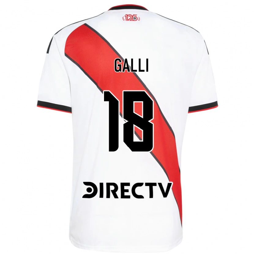 Danxen Mujer Camiseta Ludmila Galli #18 Rojo Blanco Negro 1ª Equipación 2026/27 La Camisa México