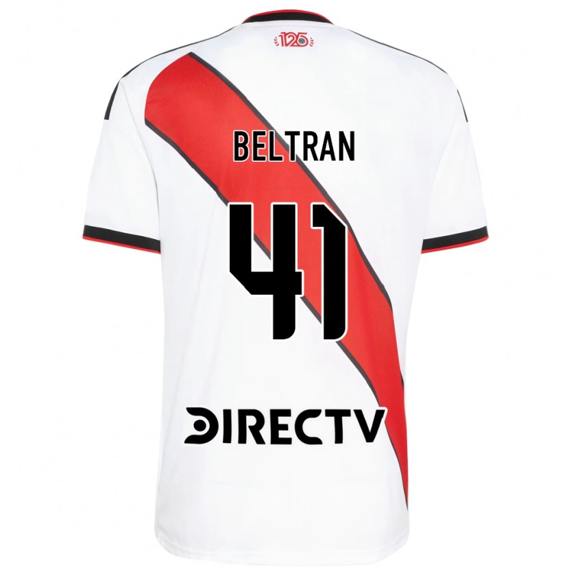 Danxen Mujer Camiseta Santiago Beltrán #41 Rojo Blanco Negro 1ª Equipación 2026/27 La Camisa México