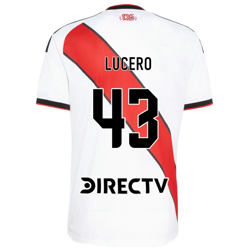 Danxen Mujer Camiseta Valentín Lucero #43 Rojo Blanco Negro 1ª Equipación 2026/27 La Camisa México