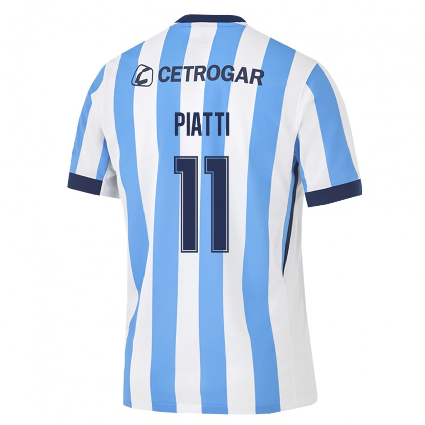 Danxen Mujer Camiseta Ignacio Piatti #11 Azul Claro Blanco Negro 1ª Equipación 2026/27 La Camisa México
